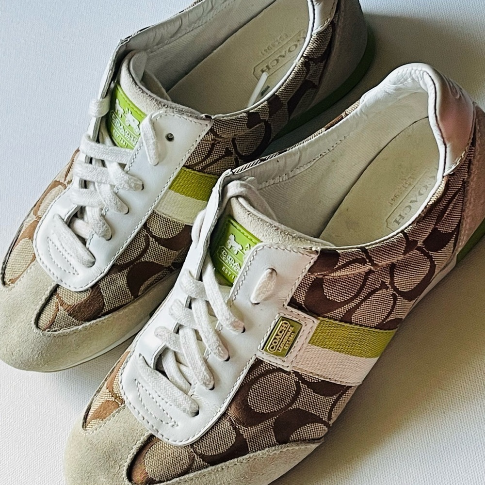 Coach “Boyle” signature “C” sneaker casual shoes womens - Picture 6 of 7